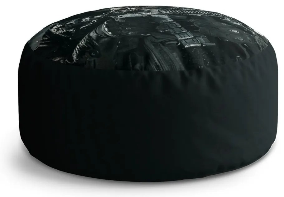 Taburet Circle CS:GO vojak 1, čierna