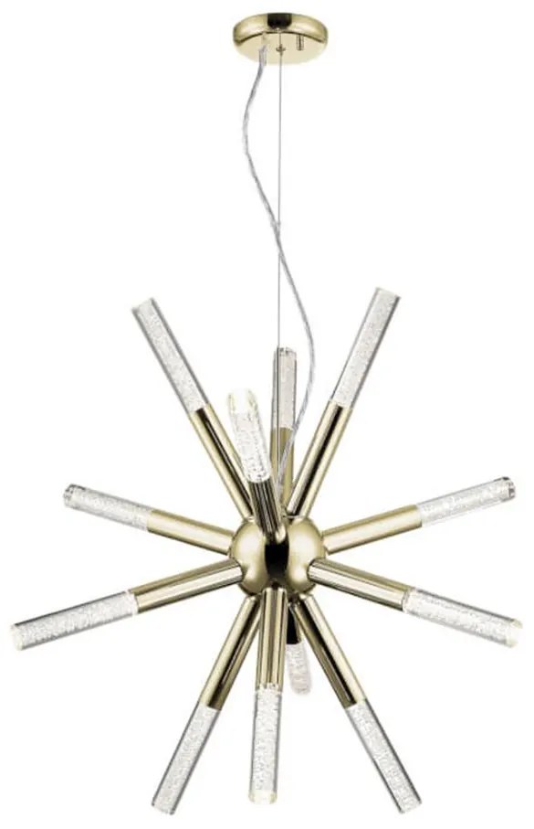 Klausen 149000 - LED Luster na lanku EIRENE 12xLED/5W/230V zlatá