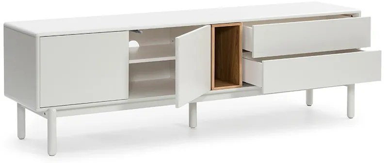 Teulat Corvo skrinka pod tv -Biela - 140 cm