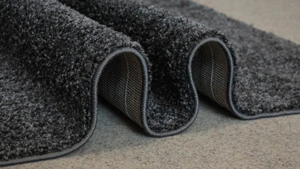 Koberec Shaggy 120x170 cm, antracitový