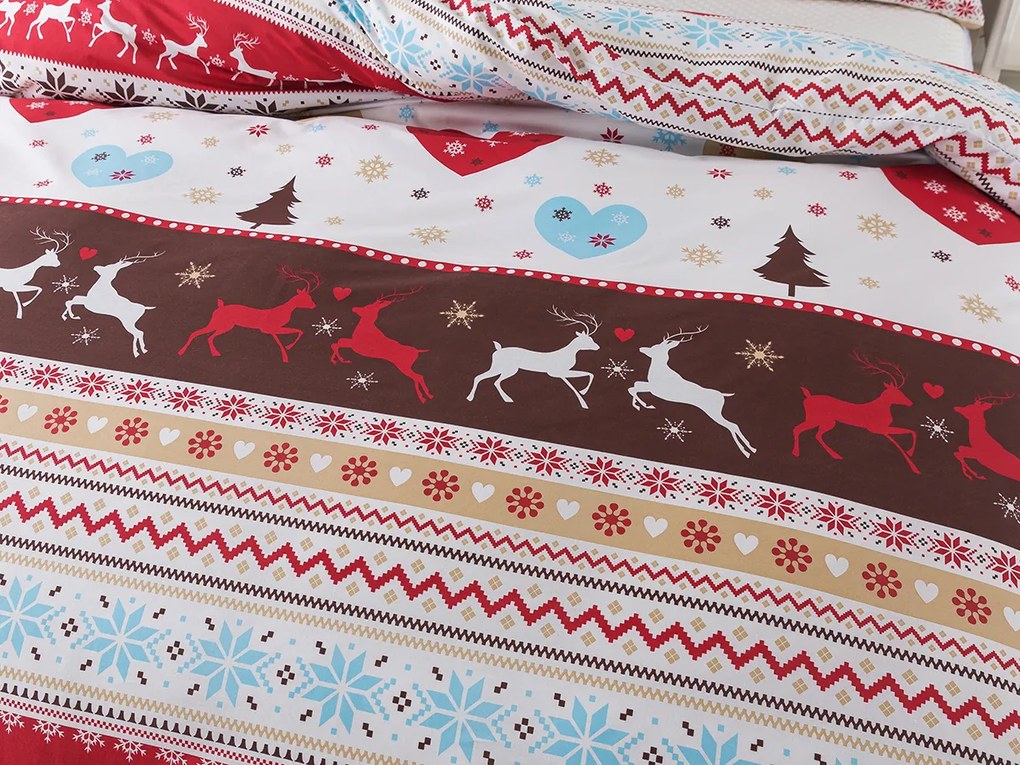 XPOSE® Predĺžené bavlnené Renforcé obliečky SANTA 1