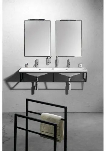 SAPHO Ska311 Ska stojan na uteráky 55 x 79 x 20 cm, biela mat