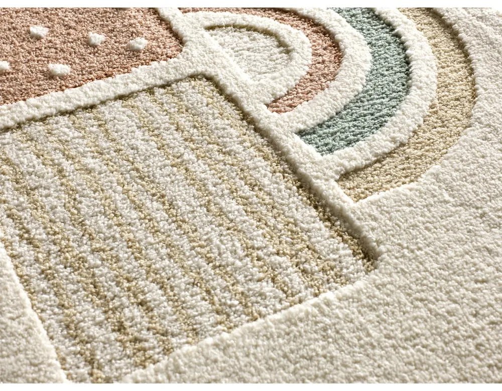 Béžový detský hrací koberec 120x170 cm Clown – Universal