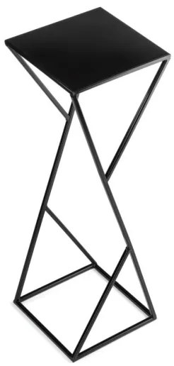 Stojan na kvety LOFT 70x23,5 cm čierna