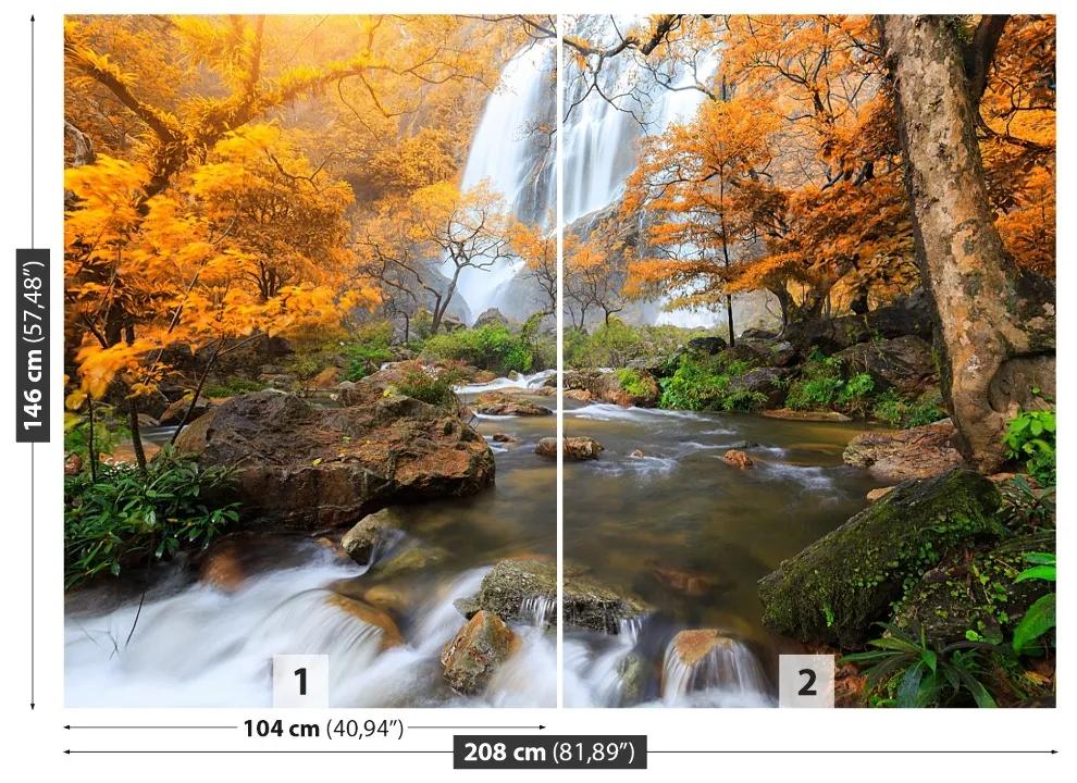 Fototapeta Vliesová Vodopád klong lán 104x70 cm