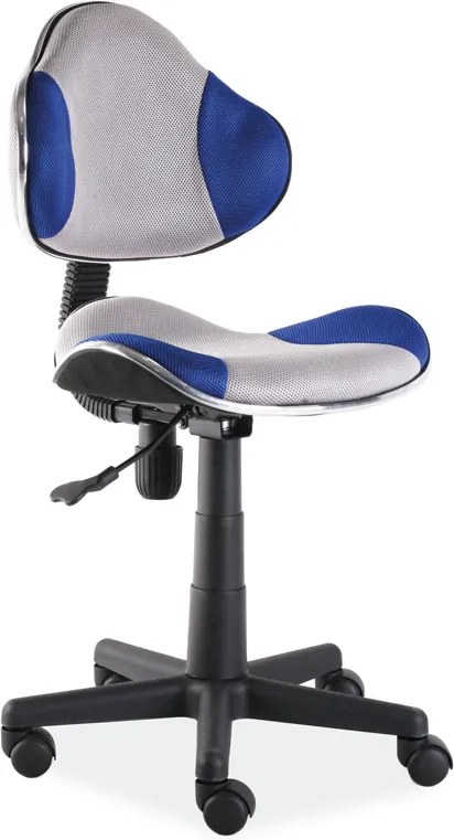 Kancelárska stolička Q-G2 - modrá / sivá