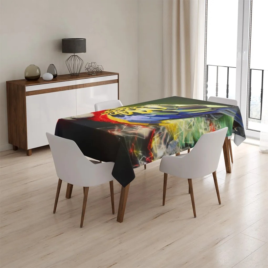 Sablio Obrus Farebný papagáj: 90x90 cm