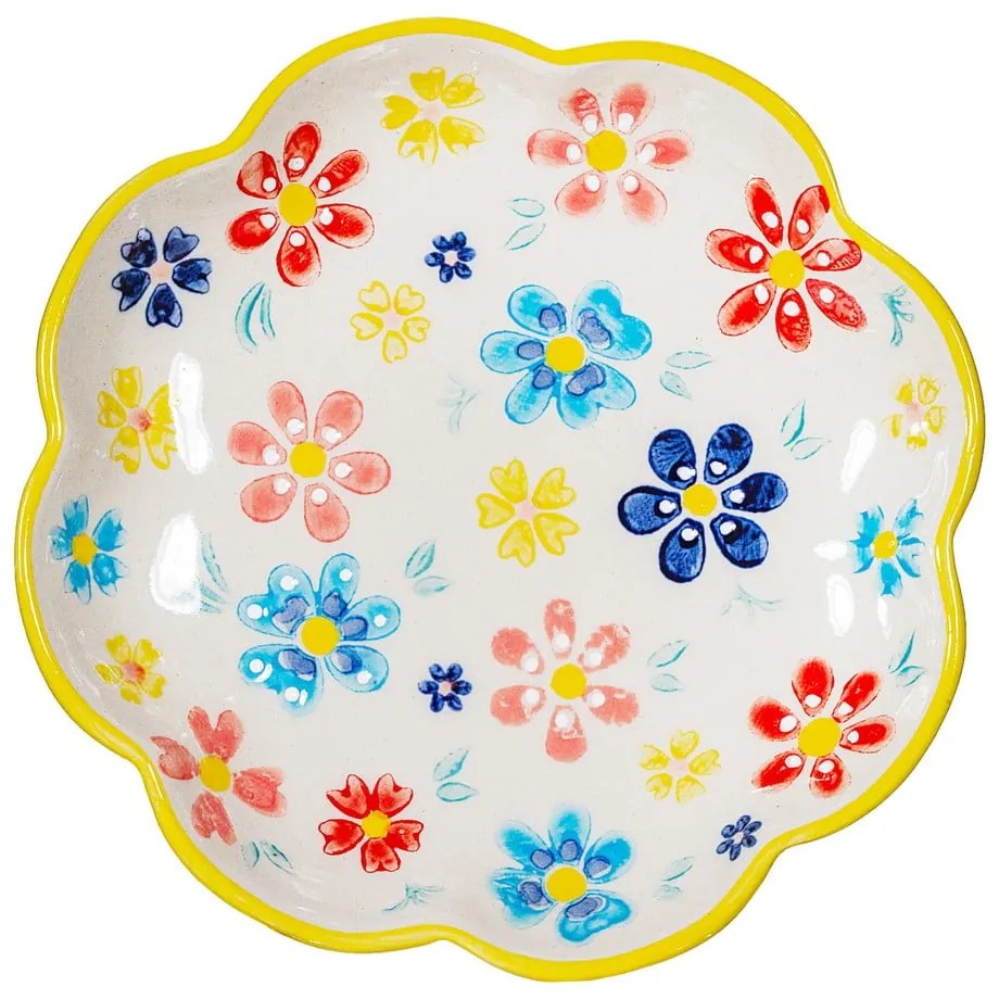 Dekoratívna tácka 12x12 cm Folk Floral – Sass & Belle