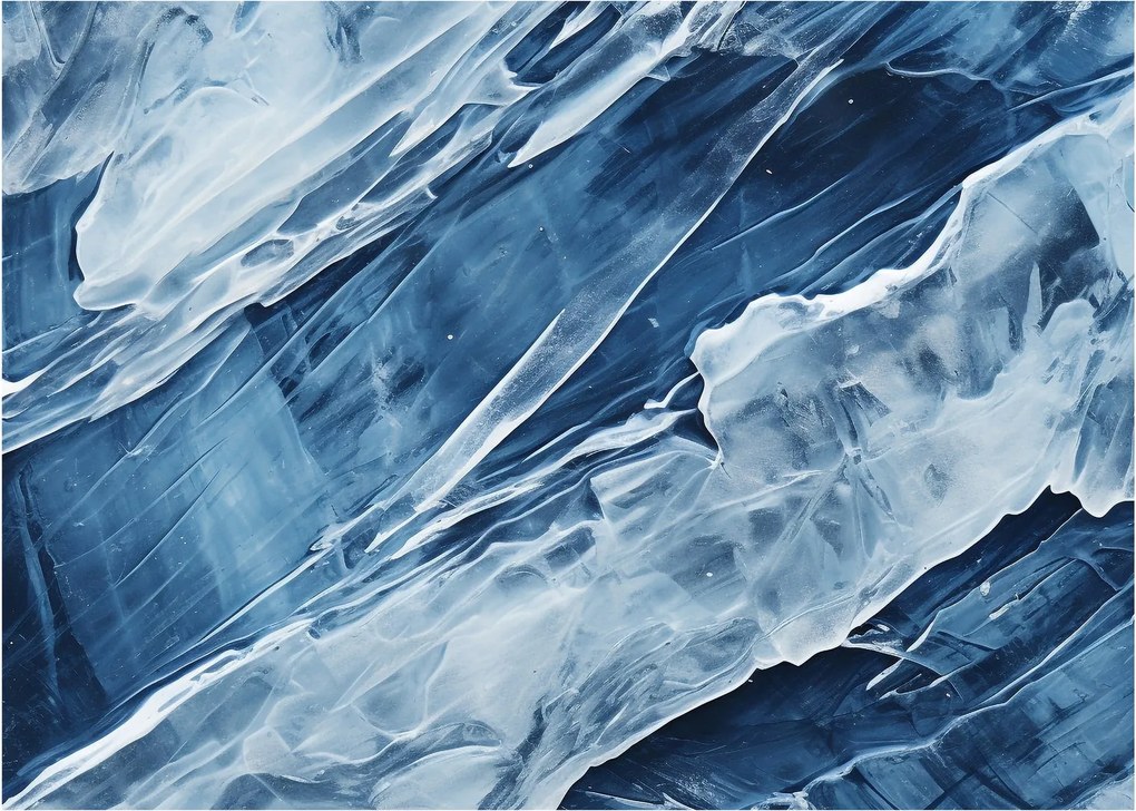 Sklenený obraz - Detail maľby (70x50 cm)