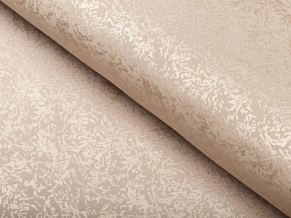 Biante Teflónový okrúhly obrus TF-097 Venezia púdrovo béžový Ø 120 cm