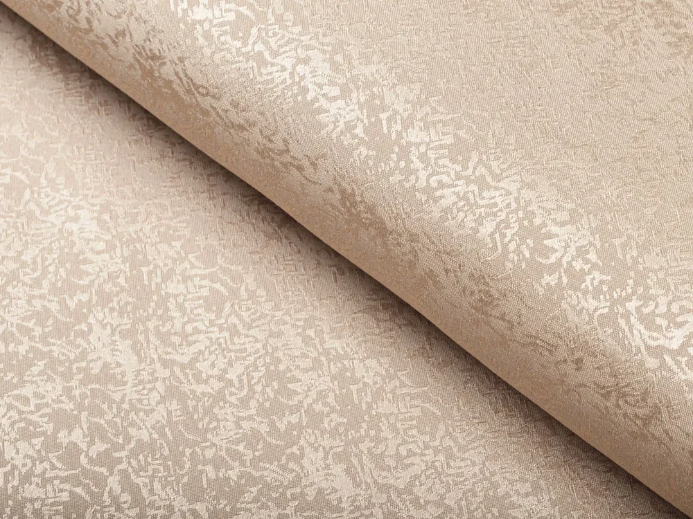 Biante Veľký teflónový oválny obrus TF-097 Venezia púdrovo béžový 180x220 cm