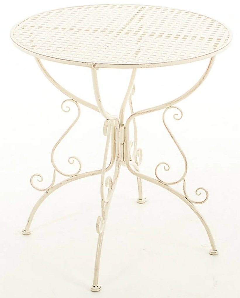 Kovový stôl GS13436802 - Krémová antik
