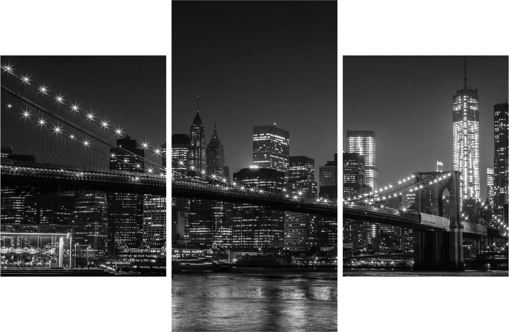 Obraz Brooklyn mosta v New Yorku (90x60 cm)