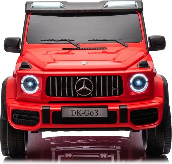 LEAN CARS Elektrické autíčko Mercedes G63 XXL červené 4x4