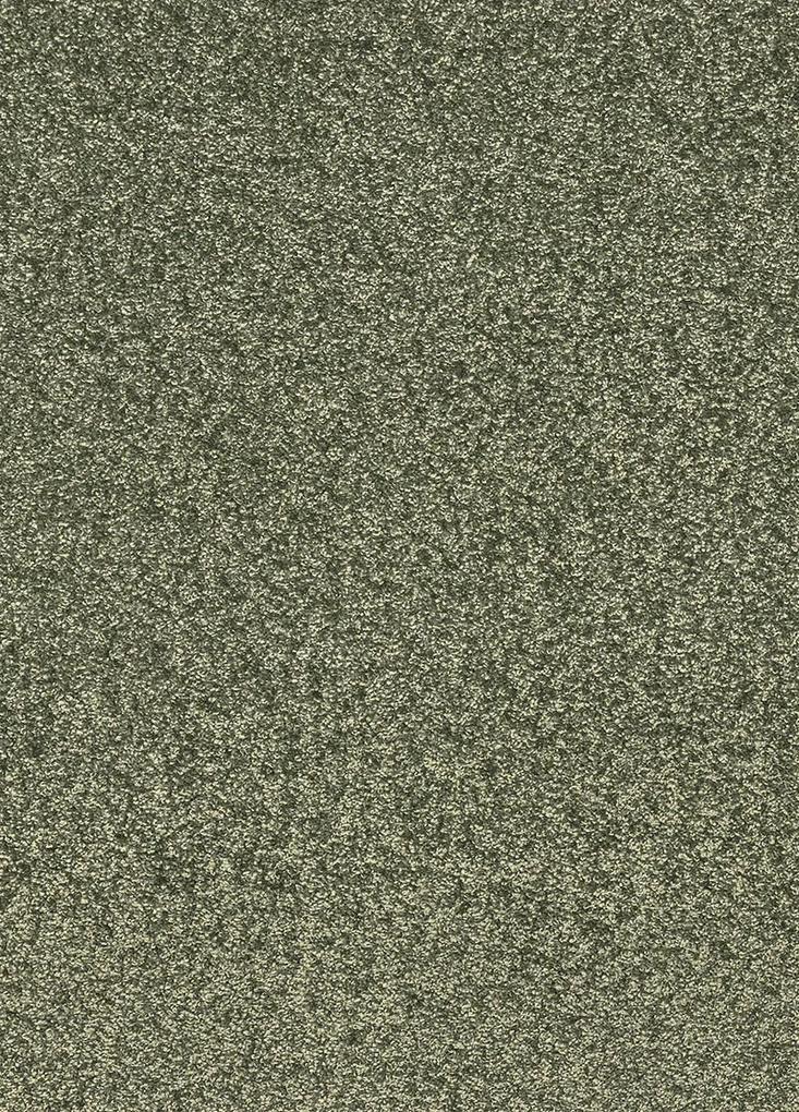 Koberce Breno Metrážny koberec KIAMA 24, šíře role 400 cm, zelená