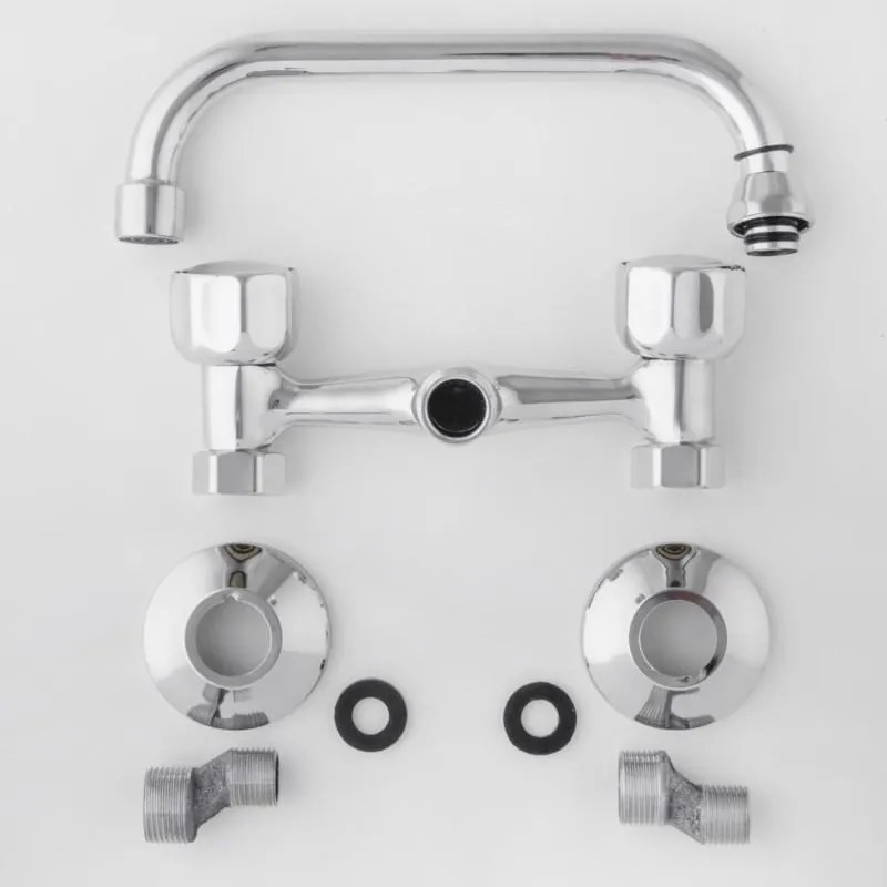 Erga Grano, nástenná umývadlová batéria s otočným ramenom, 150mm, chrómová, ERG-YKA-BZ.GRANO-CHR