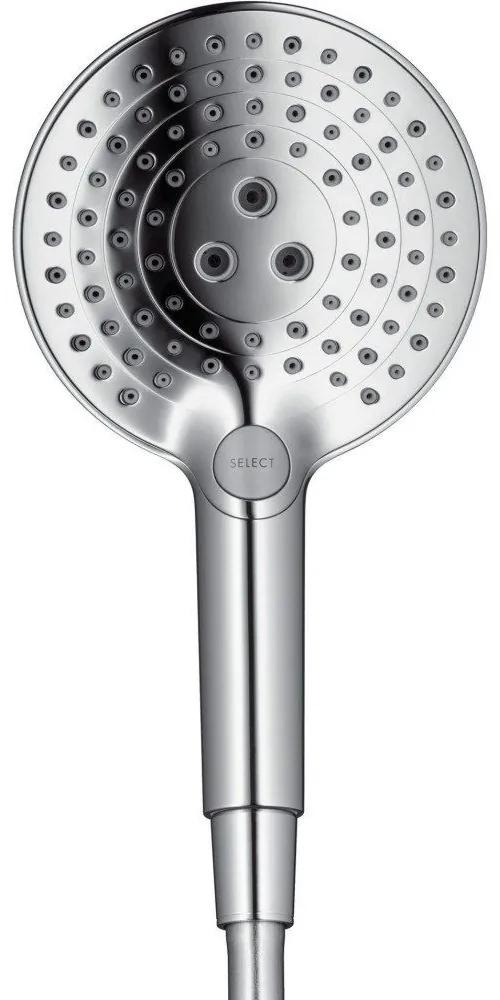 HANSGROHE Raindance Select S ručná sprcha 3jet, priemer 125 mm, chróm, 26530000