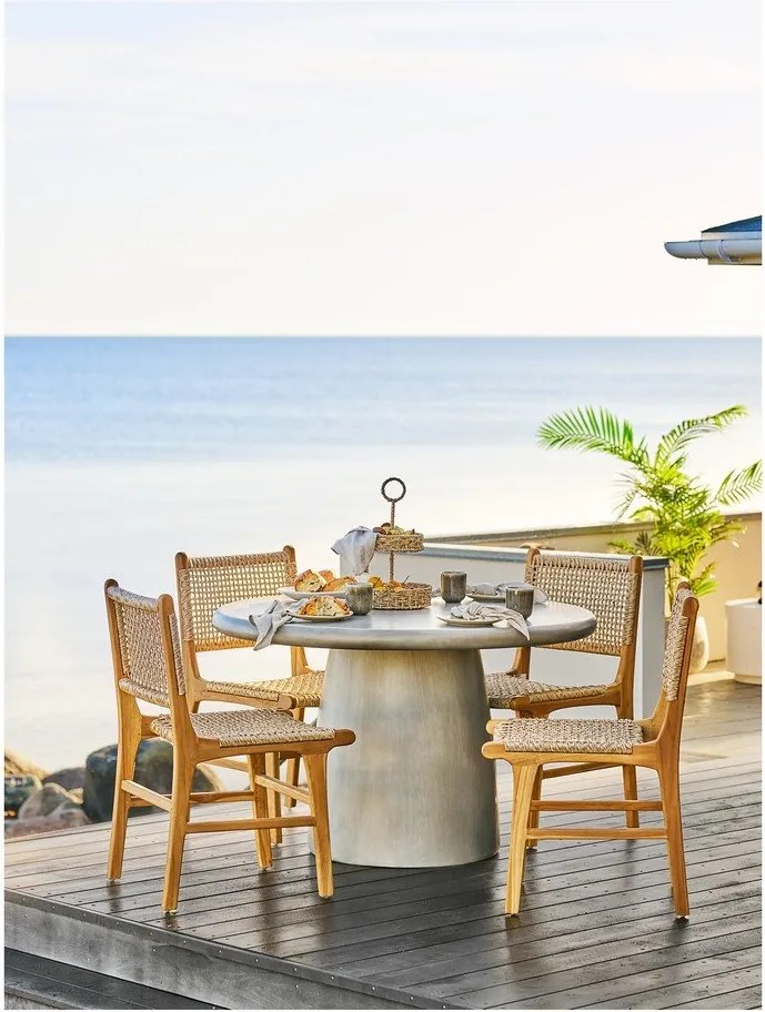 Keramický okrúhly záhradný jedálenský stôl ø 60 cm Bonnet – House Nordic