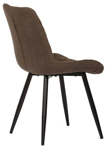 Autronic BONTEC Jedálenská stolička, hnedá, látka, CT-382 BR2 Farba: Šedá