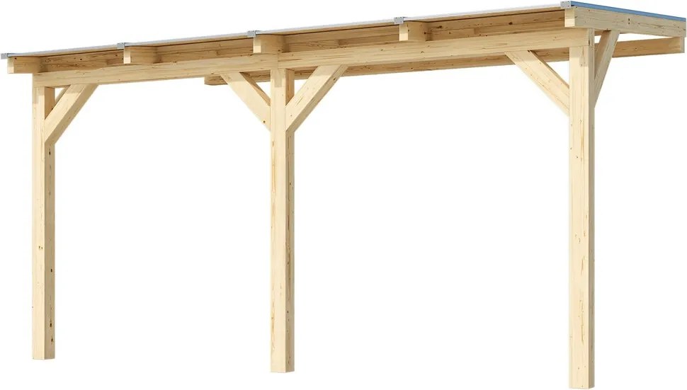 WEKA Drevená záhradná pergola 672 (4,3x2,7m)