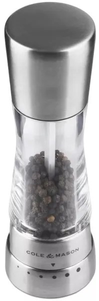 Cole&Mason - Mlynček na korenie DERWENT 19 cm lesklý chróm