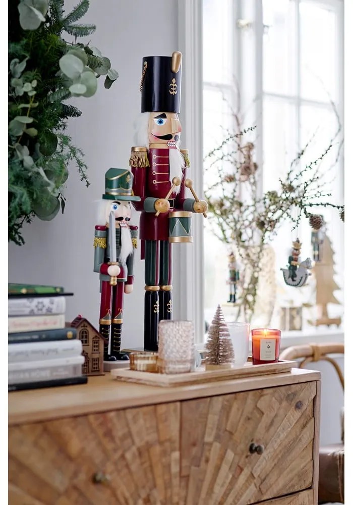 Drevené vianočné figúrky v súprave 2 ks (výška 38 cm) Darren – Bloomingville