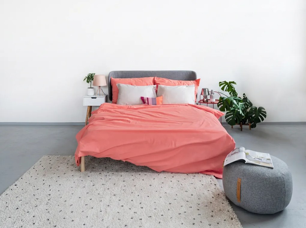 Bavlnené obliečky CALMORA ružové Rozmer obliečky: 2 ks 70 x 90 cm | 160 x 220 cm