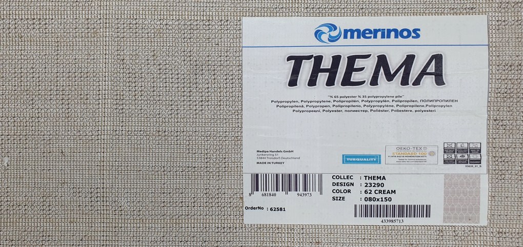 AKCIA: 200x290 cm Kusový koberec Thema 23290/62, béžová, kancelária, Medipa (Merinos)