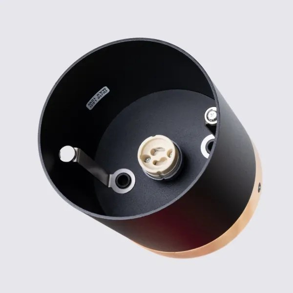 Sollux SL.1349 - Bodové svietidlo RIF 1xGU10/10W/230V pr. 12 cm čierna