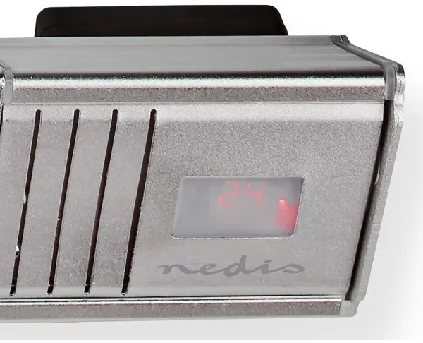 Nedis HTPA30ESS - Vonkajšie elektrické vykurovacie teleso 2000W/230V IP65 + DO