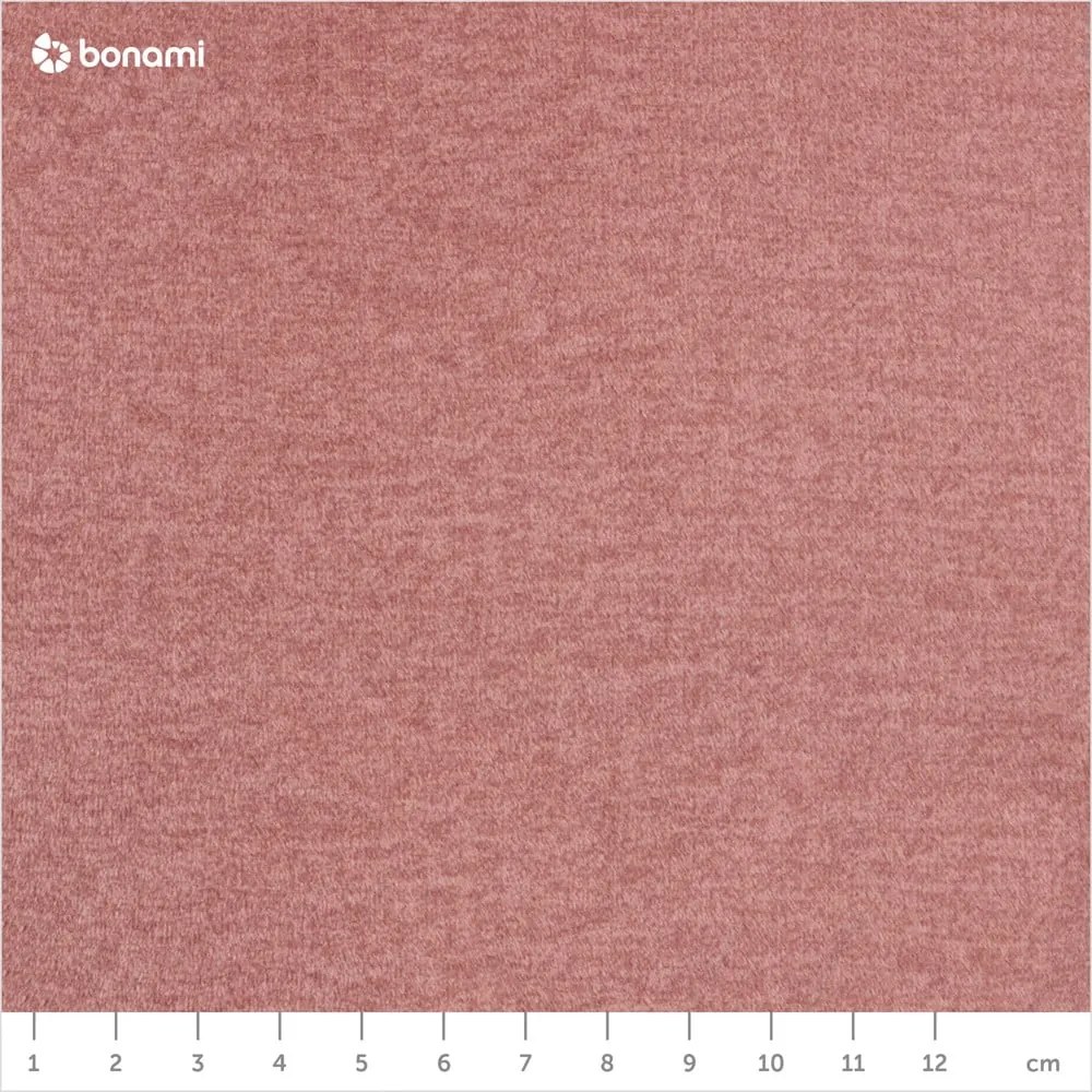 Ružová zamatová rozkladacia pohovka Milo Casa Luca