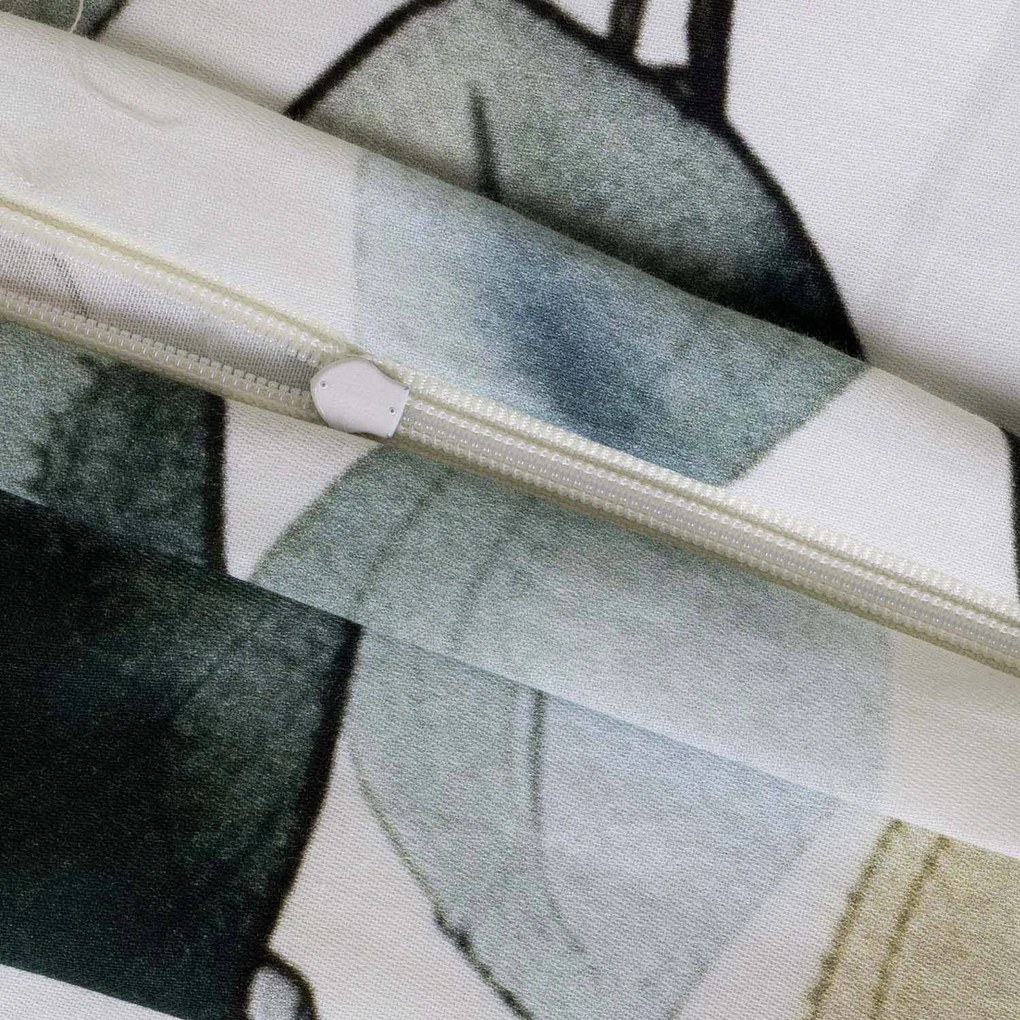 SATÉNOVÉ OBLIEČKY LUXURY SOPRON 160X200 CM, 2KS 70X80 CM LISTY