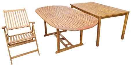 Doppler ATLAN - záhradné drevené polohovacie kreslo - 2. akosť