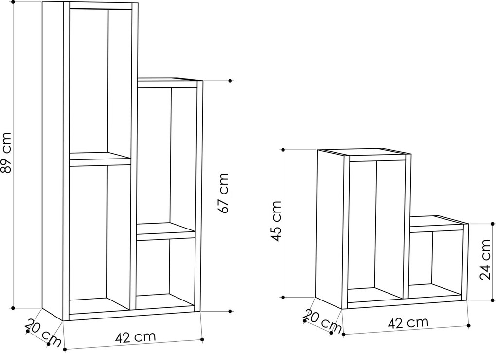Stojan na kvety Houseland Sule mocha