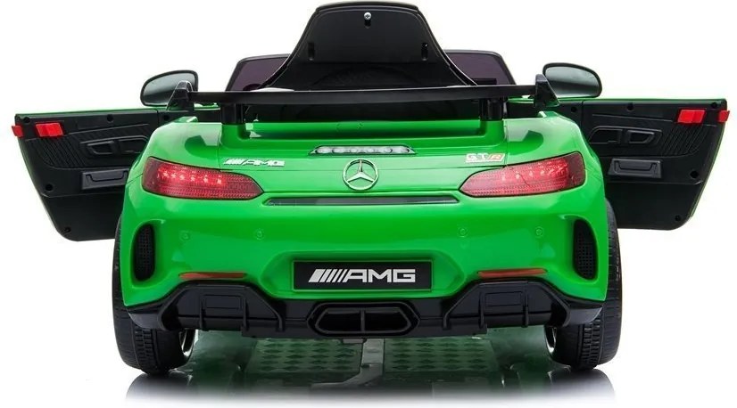 LEAN CARS Elektrické autíčko Mercedes GTR zelené, LED, MP3