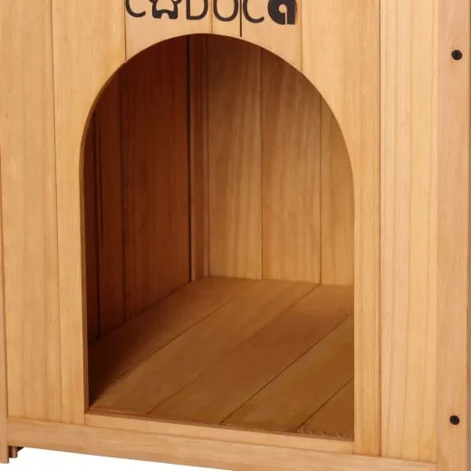InternetovaZahrada Domček pre mačku s balkónom 53x54x64 cm