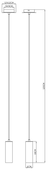 Globo 57911HB - Luster na lanku ROBBY 1xGU10/35W/230V čierna