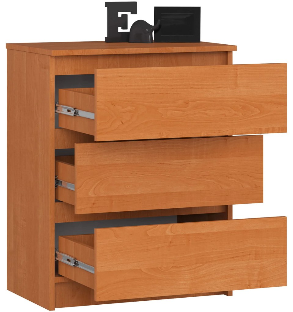 Komoda Kuba 60 cm - 3 zásuvky jelša