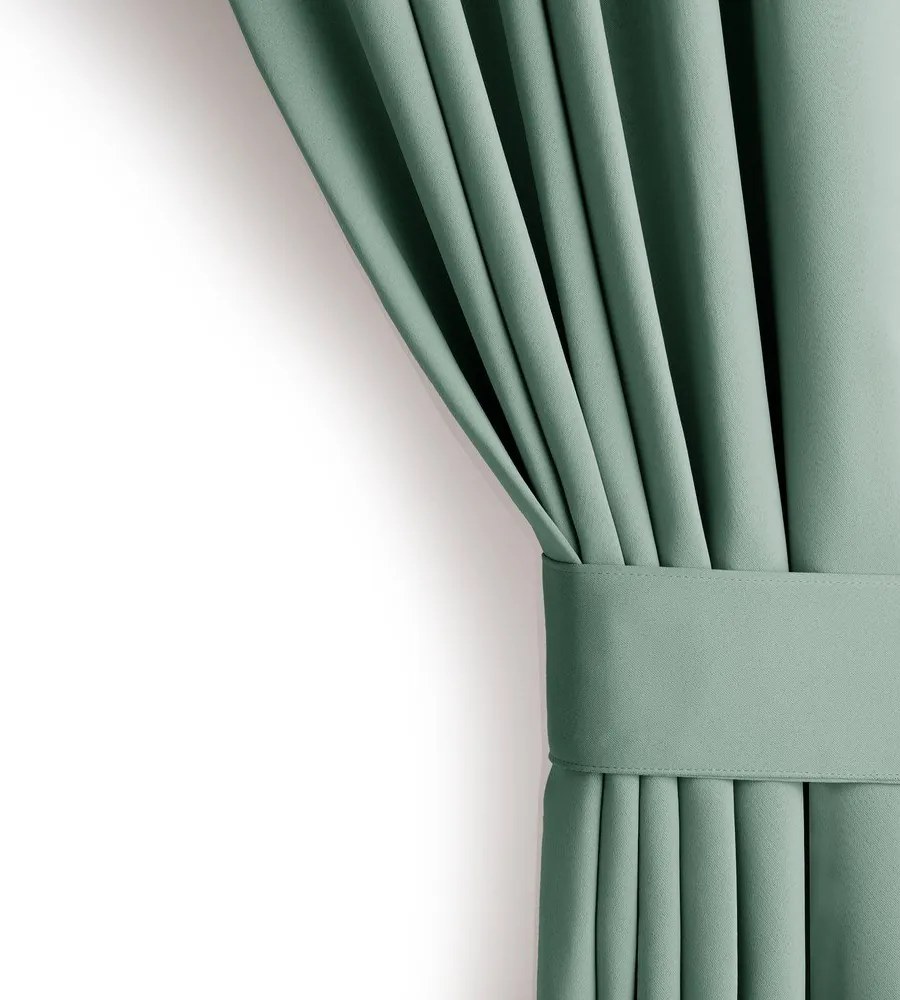 Svetlozelený zatemňovací termo záves 140x270 cm Pleat – Restilo