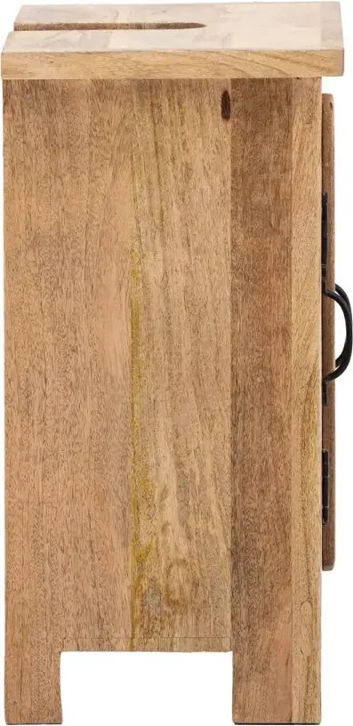 furniture-nabytek.cz - Masívna skrinka pod umývadlo Santa Cruz z mangového dreva, povrchová úprava, prírodná farba