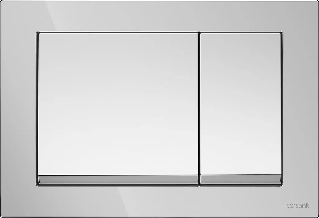 Cersanit Delfi, System40 MECH podomietkový rám + závesná wc misa Delfi + chrómové tlačidlo Enter II, S701-767