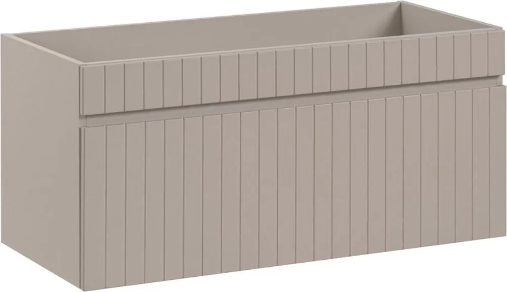 Závesná kúpeľňová skrinka pod umývadlo so zásuvkou 100 cm (Iconic Kašmír 82-100-D-1S)