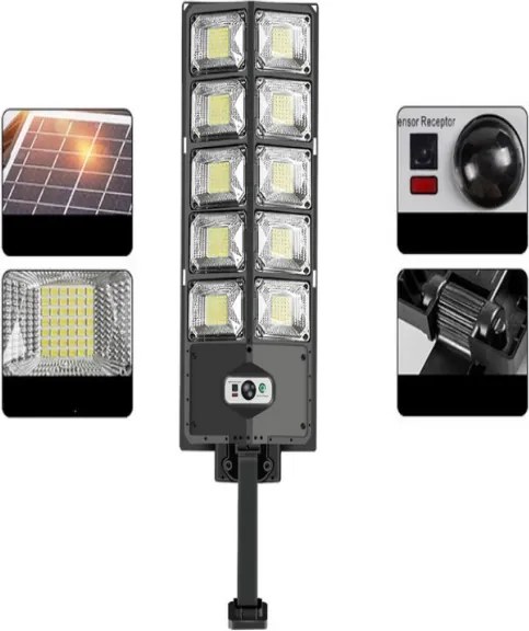 Solárna pouličná LED lampa 420 diód