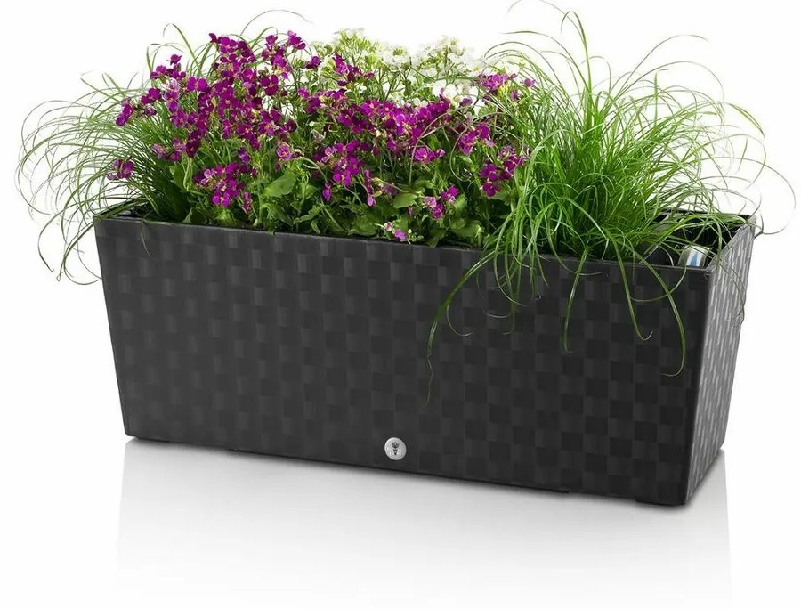 Flower Lover Samozavlažovací truhlík Supreme sivá, 50 cm, 50 cm