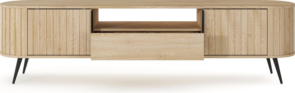 TV stolík Luvio 196 cm so zásuvkou - dub cremona