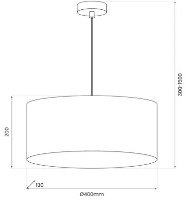 Luster na lanku BLOSSOM 1xE27/15W/230V zlatá