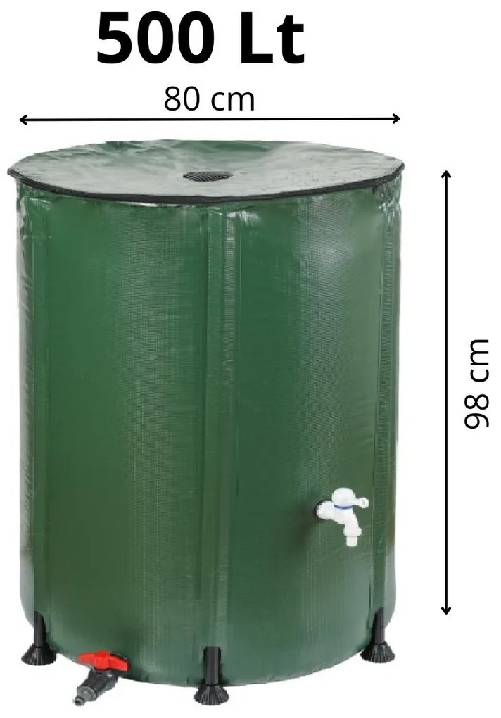 ASIST smart garden Skladací sud na vodu 500L Array: S