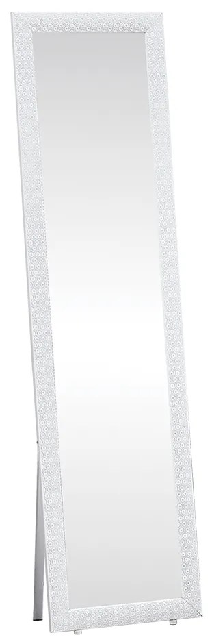 Biele stojanové zrkadlo LAVAL