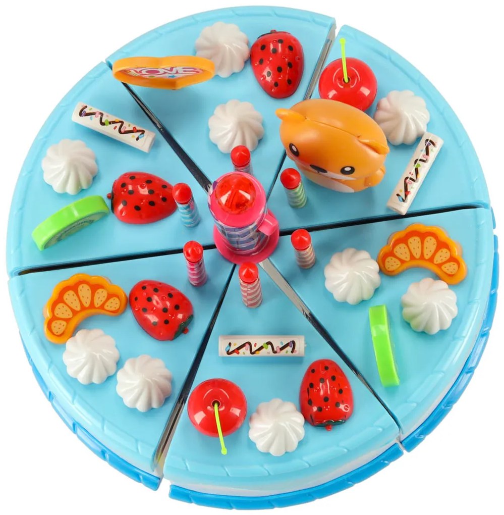 KIK Narodeninová torta 80 el. Modrá