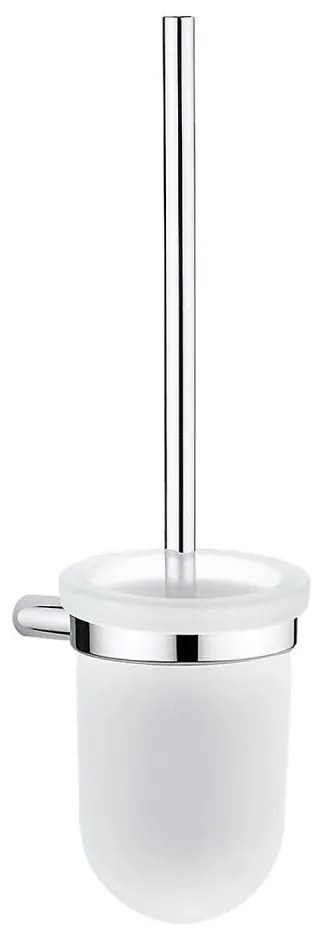 NIMCO BR 11094WN-26 - Nástenná WC štetka BORMO matné sklo/lesklý chróm